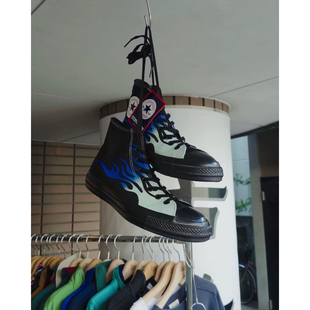【BKS】日本🇯🇵CONVERSE ALL STAR AGED IGNT 火焰紋/帆布鞋/日本限定/日本代購-細節圖4