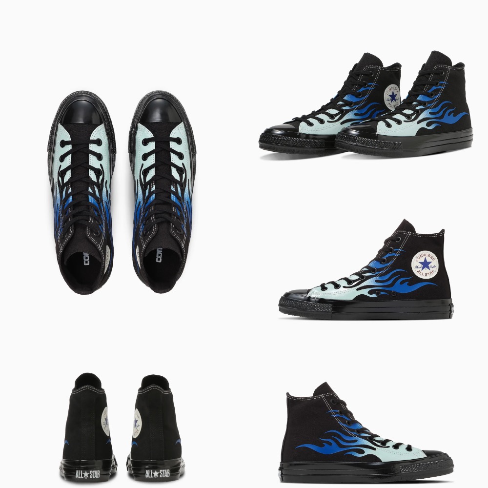 【BKS】日本🇯🇵CONVERSE ALL STAR AGED IGNT 火焰紋/帆布鞋/日本限定/日本代購-規格圖10