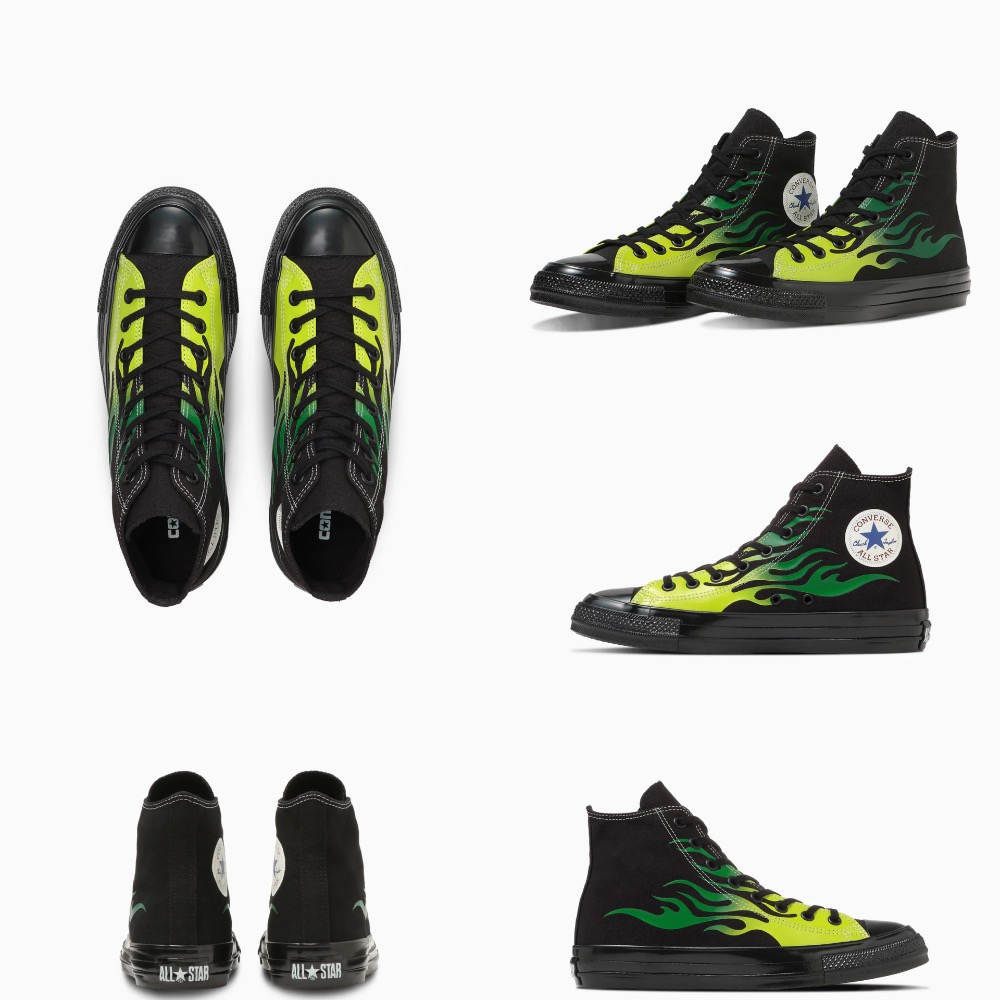 【BKS】日本🇯🇵CONVERSE ALL STAR AGED IGNT 火焰紋/帆布鞋/日本限定/日本代購-規格圖10