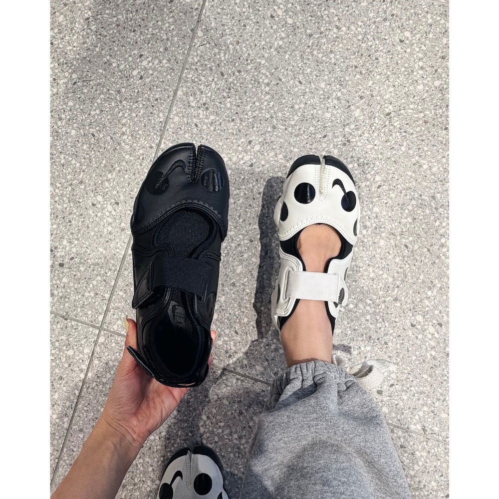 【BKS】NIKE AIR RIFT 波點忍者鞋/圓點/皮革/分趾鞋/國外代購/IR1226-細節圖2