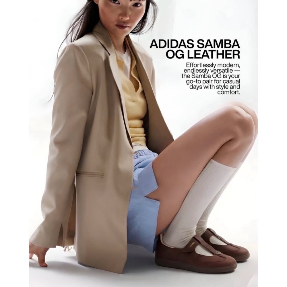 【BKS】ADIDAS SAMBA JANE 復古T字 瑪莉珍鞋/皮革/國外代購-細節圖5