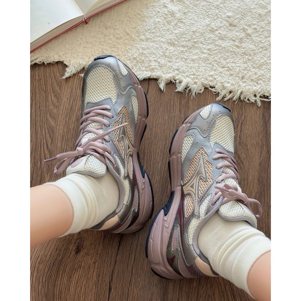 【BKS】MIZUNO SPEED 2K 冰野莓/銀灰粉/復古運動休閒鞋/國外代購-細節圖2