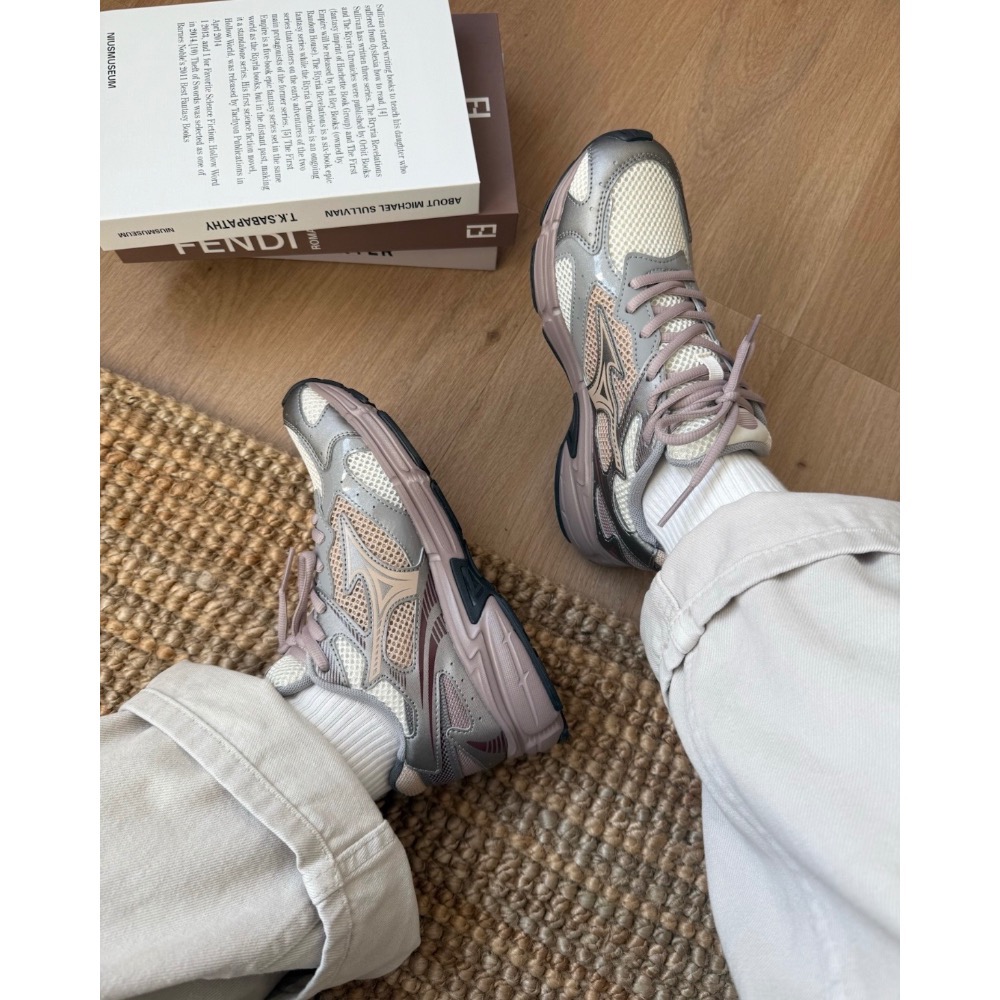 【BKS】MIZUNO SPEED 2K 冰野莓/銀灰粉/復古運動休閒鞋/國外代購-細節圖8