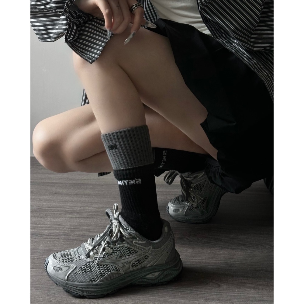 【BKS】MIZUNO RACER S 銀色系列/銀灰/復古跑鞋/運動鞋/休閒鞋/國外代購-細節圖3