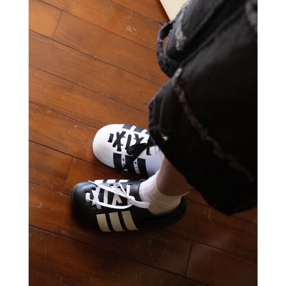 【BKS】ADIDAS ADILETTE CLOG LACE 洞洞鞋帶 後跟拖鞋/國外代購/JR402-細節圖6