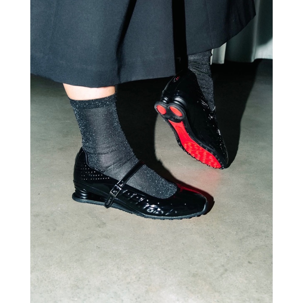 【BKS】NIKE W SHOX Z CALISTRA 黑色 瑪莉珍鞋/芭蕾風/舒適緩震/國外代購/IR5510001-細節圖7