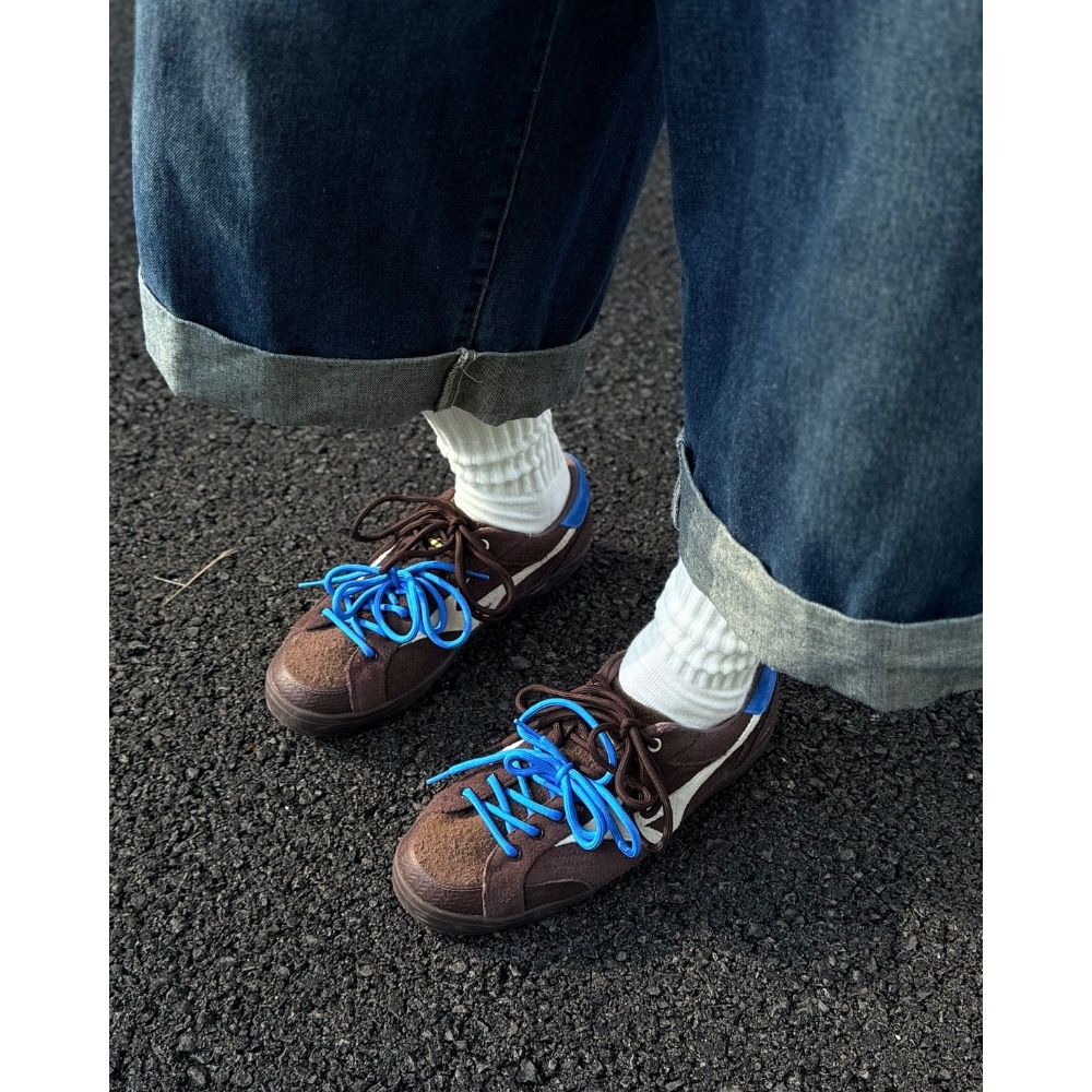 【BKS】MIZUNO CT CLUB 可可棕/復古 棕色 薄底鞋/撞色/翻毛麂皮/國外代購-細節圖3