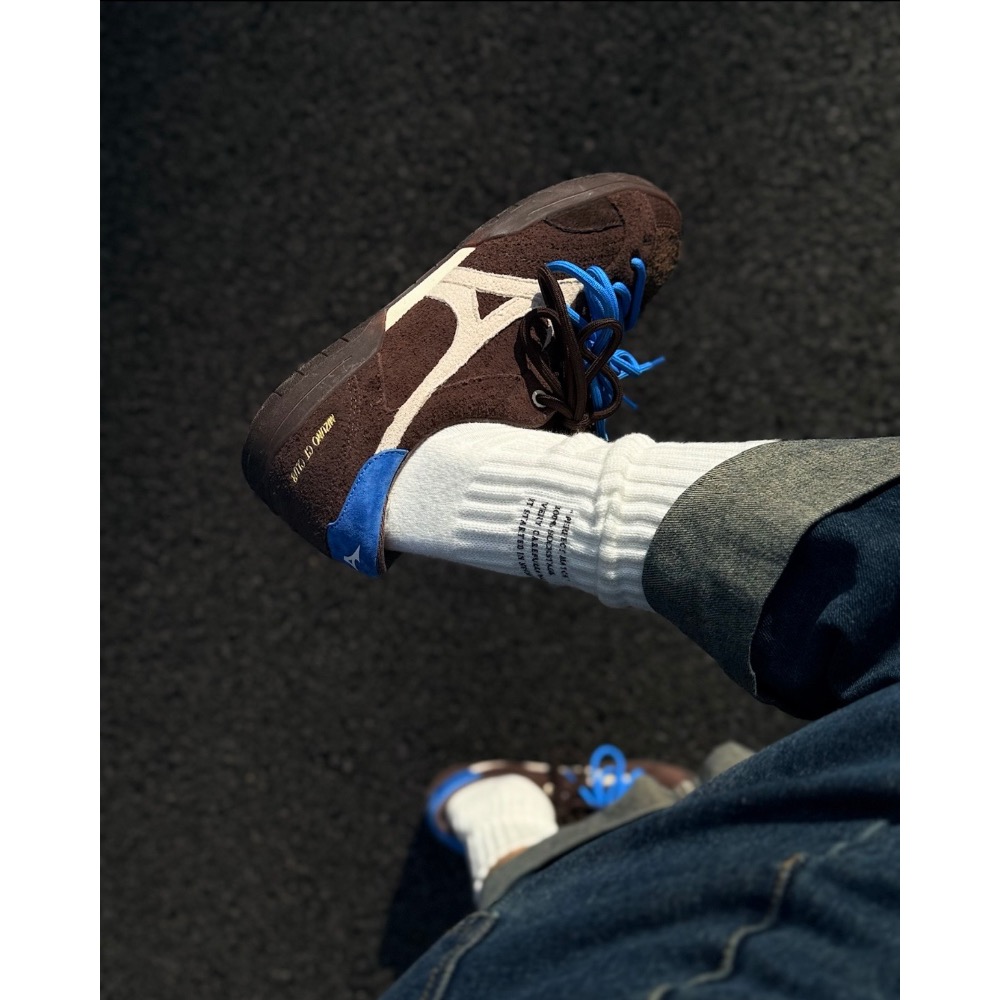 【BKS】MIZUNO CT CLUB 可可棕/復古 棕色 薄底鞋/撞色/翻毛麂皮/國外代購-細節圖4