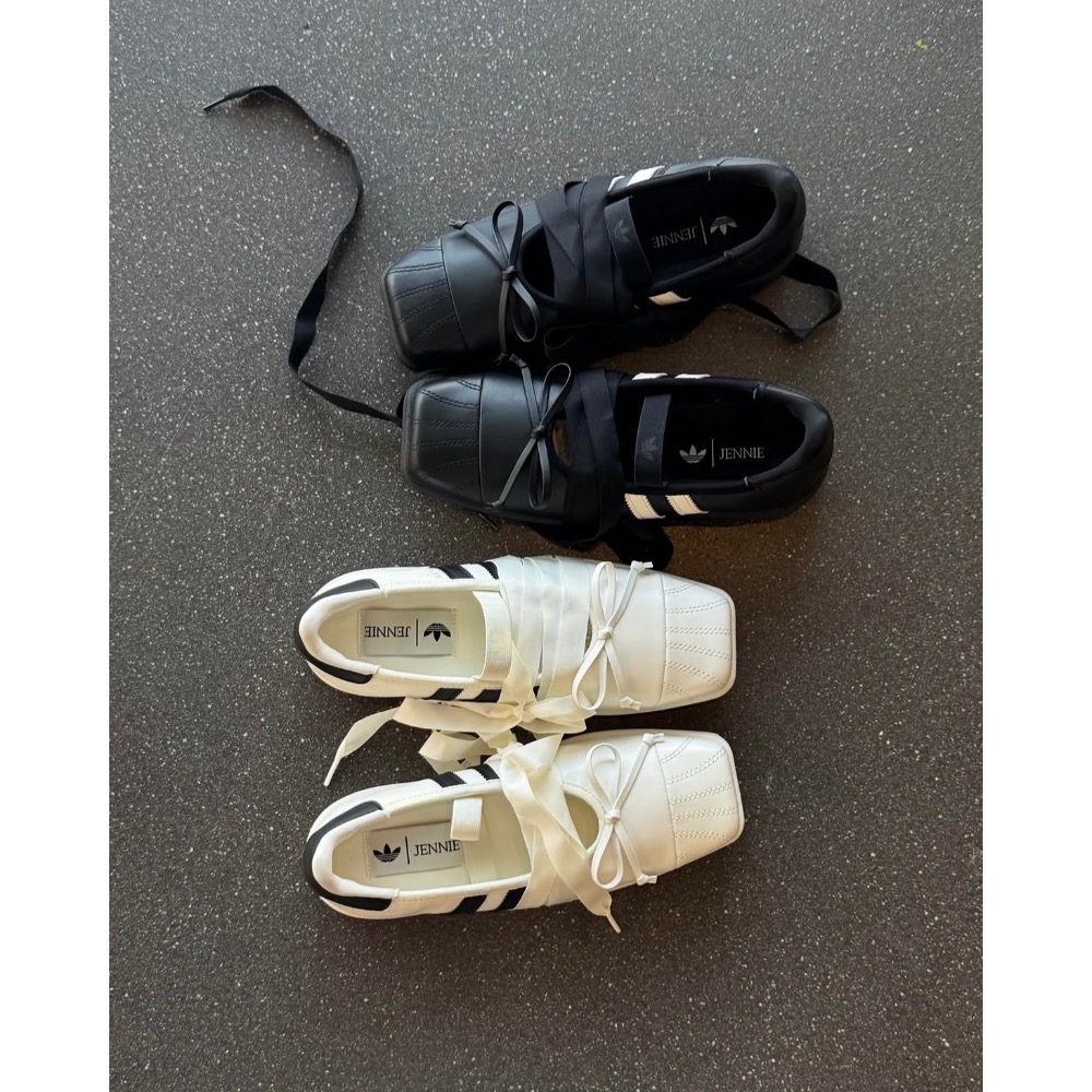 【BKS】JENNIE x adidas Superstar Square Ballet 方頭 芭蕾/國外代購-細節圖2