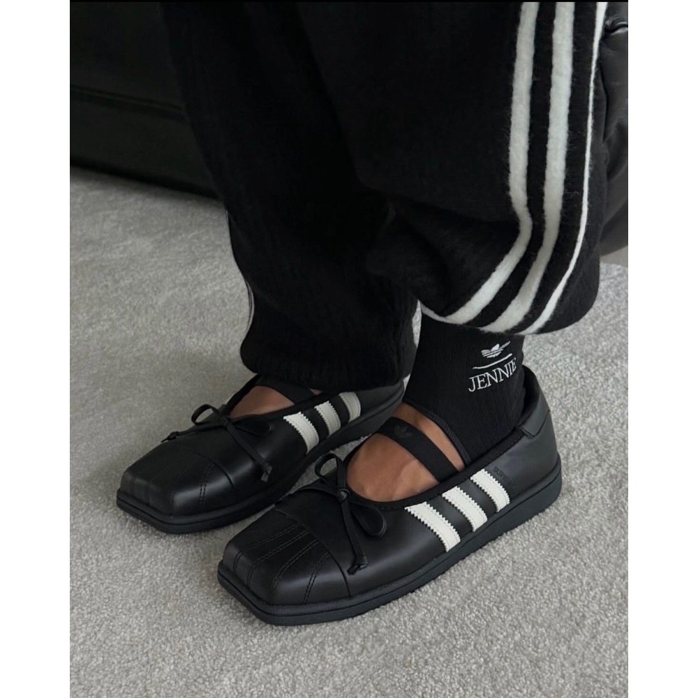 【BKS】JENNIE x adidas Superstar Square Ballet 方頭 芭蕾/國外代購-細節圖10