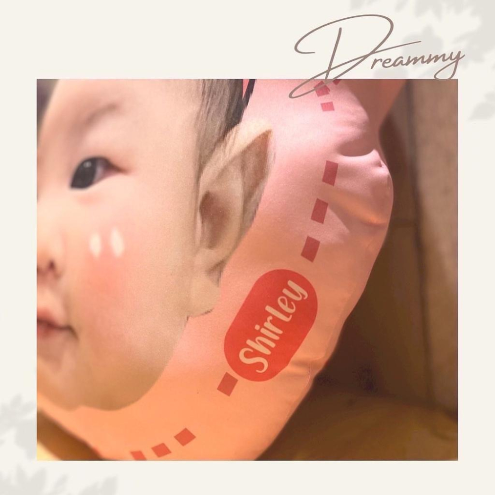 Dreammy 朵莉米🎀客製寶貝大頭雙面抱枕 寵物 寶寶 枕頭-細節圖4