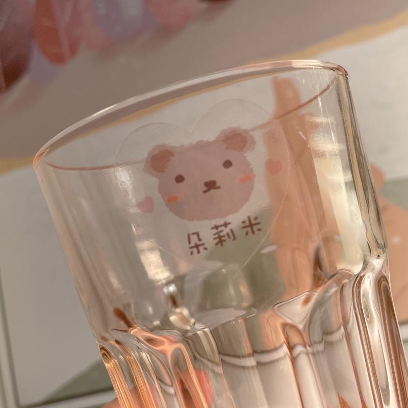 Dreammy朵莉米🧸［中文/英文］100%防水愛心透明貼紙💗客製化姓名貼紙 照片姓名貼｜手繪貼紙｜ 幼稚園姓名貼-細節圖5