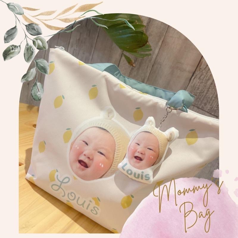 Dreammy朵莉米🧸［中文/英文姓名］客製媽媽包 媽咪媽媽包 托特包｜客製化 ｜可機洗｜客製禮物-細節圖4