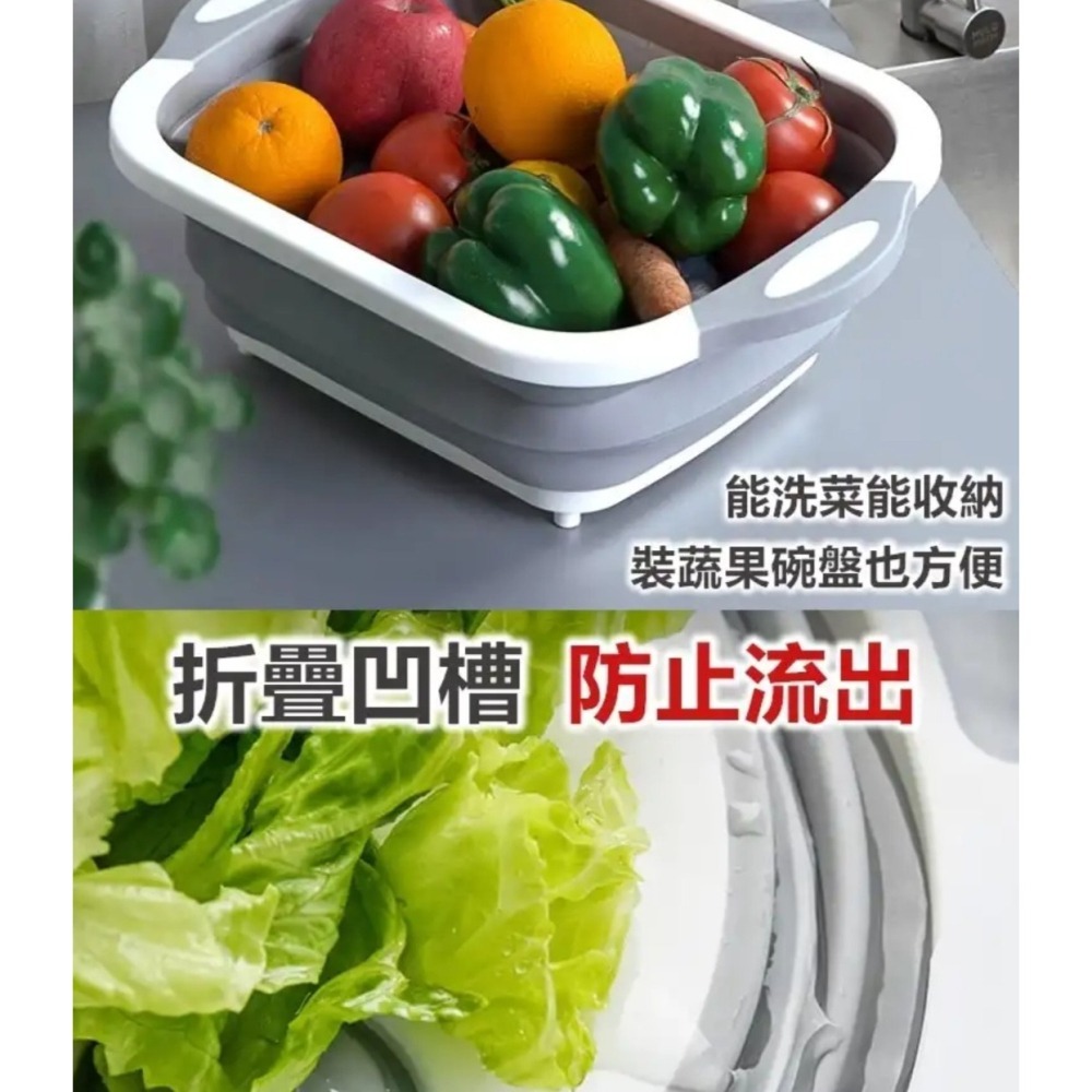 多功能砧板/伸縮砧板/伸縮沾板瀝水盆-細節圖4