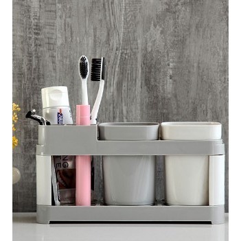 洗漱口杯套裝 牙刷杯架 牙刷架-細節圖3