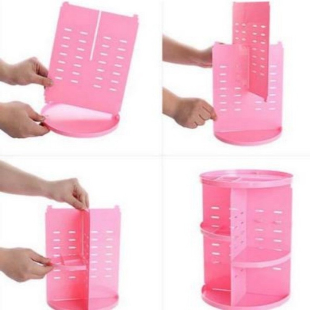 化妝品收納盒 旋轉化妝架 化妝盒-細節圖2