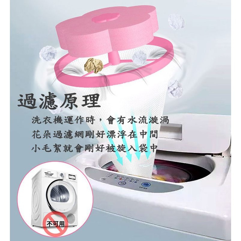 洗衣過濾網 毛髮過濾網 雲朵洗衣濾網 過濾棉絮 濾毛器-細節圖3