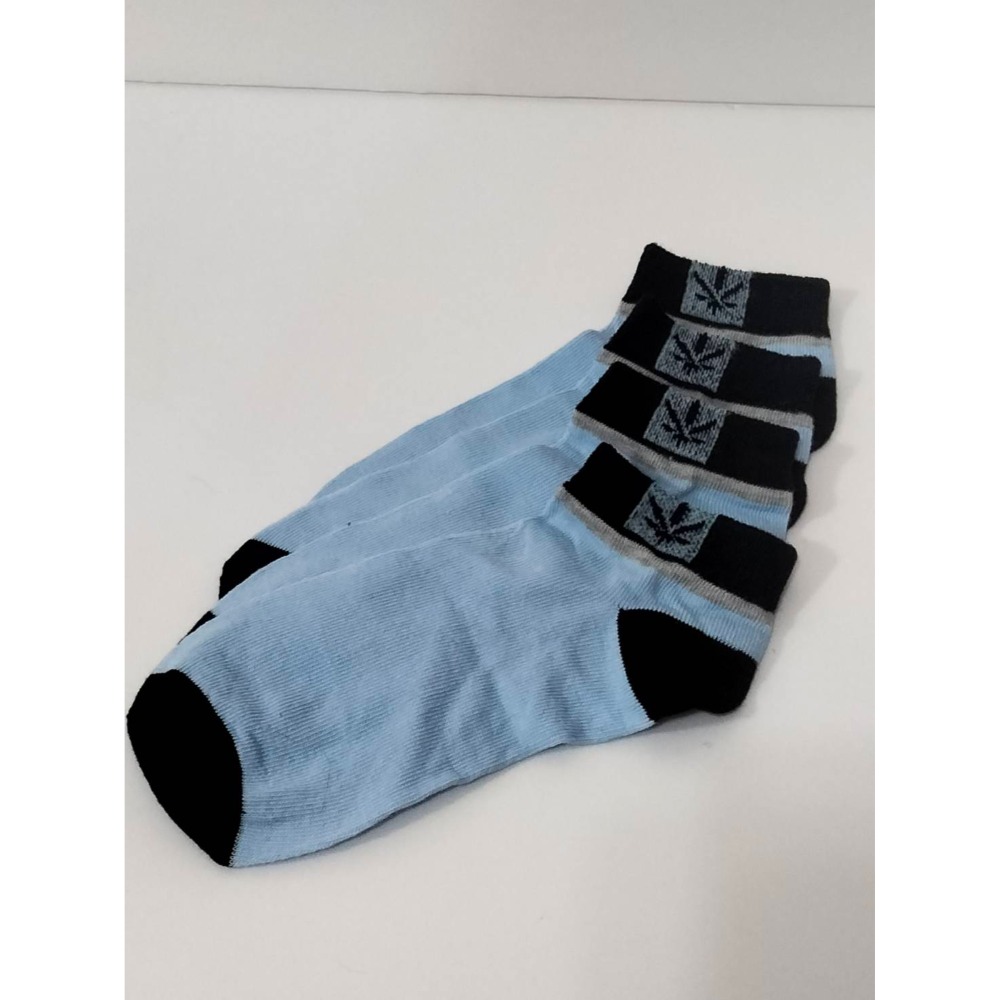 B0012【現貨】男女適用船型襪 拼色短筒襪（5雙）-細節圖4