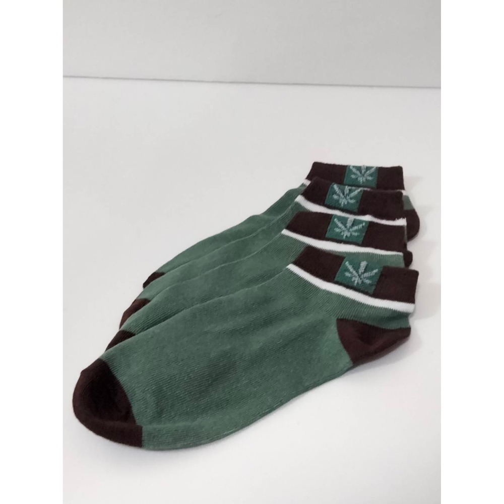 B0012【現貨】男女適用船型襪 拼色短筒襪（5雙）-細節圖5