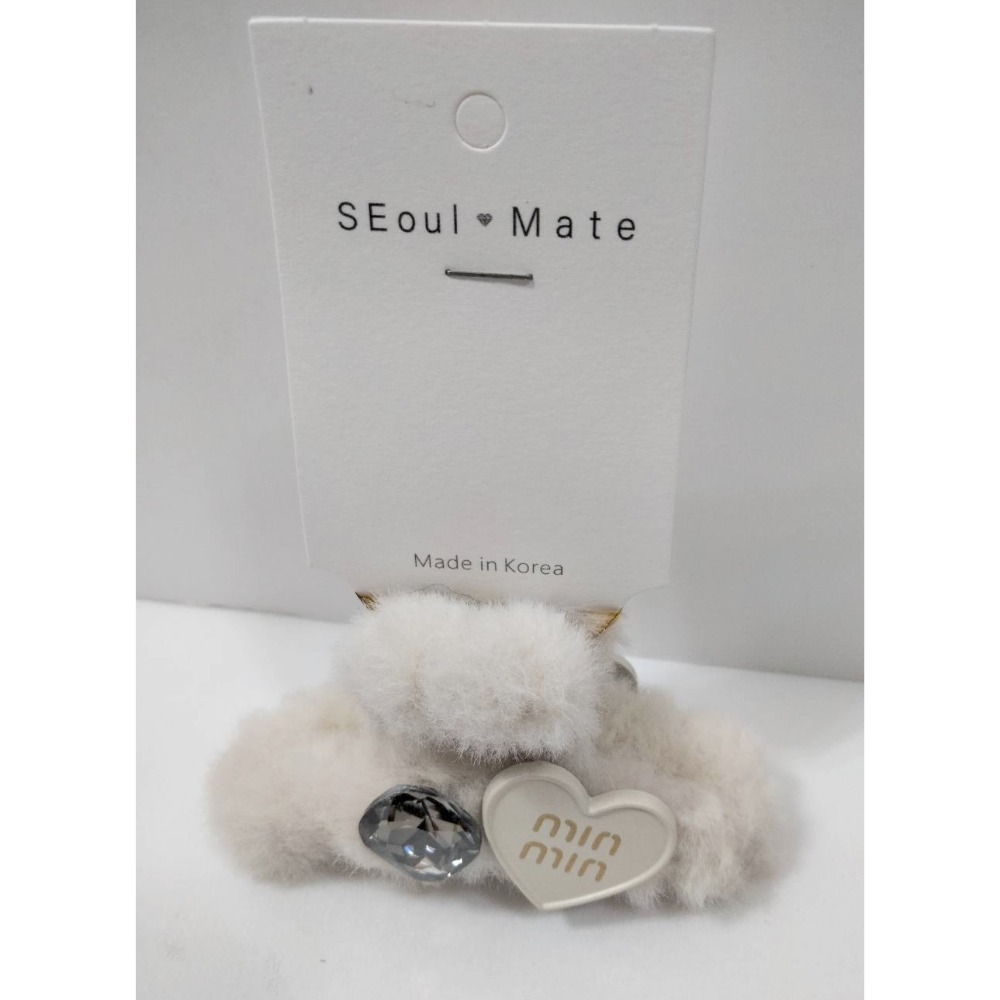 P0004【限量】韓國 毛茸髮夾 髮夾-細節圖3