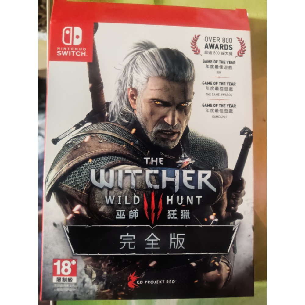 二手 switch 巫師3 完全版（單人動作遊戲）-細節圖2