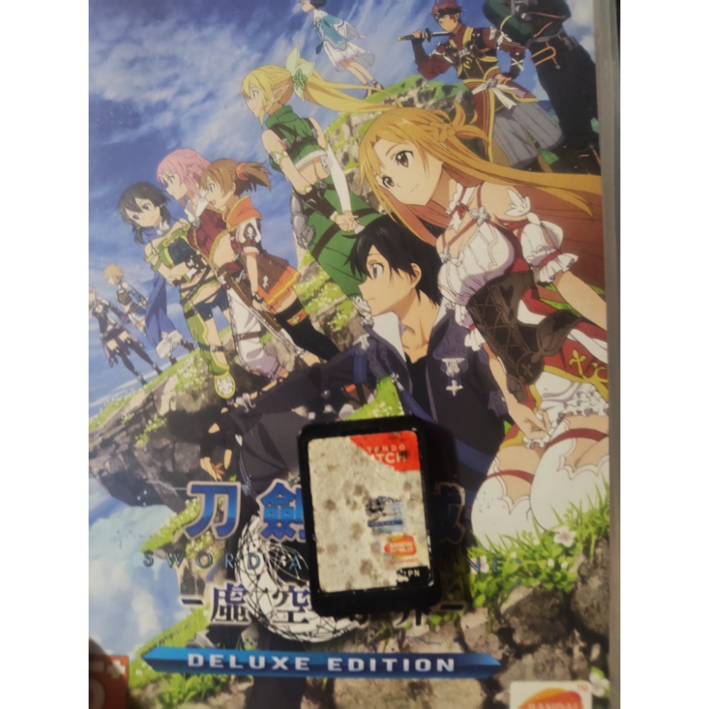 二手 switch 刀劍神域-虛空幻界（遊戲封面損傷)-細節圖2