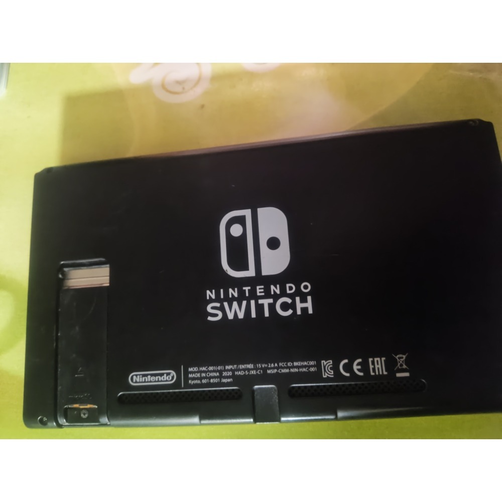 二手 switch 單主機 兩台合售（電力加強版，功能正常，螢幕出現線條）-細節圖4