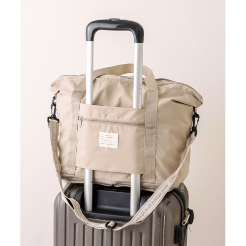 現貨在台24hr出貨🇯🇵3coins 折疊旅行袋 可擴充可收納 登機袋 行李袋