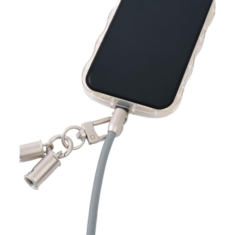 現貨在台24hr出貨🇯🇵3coins 充電手機掛繩 充電掛繩 手機掛繩 充電線 手機肩背帶 兩用肩背帶 充電線肩背帶-細節圖8