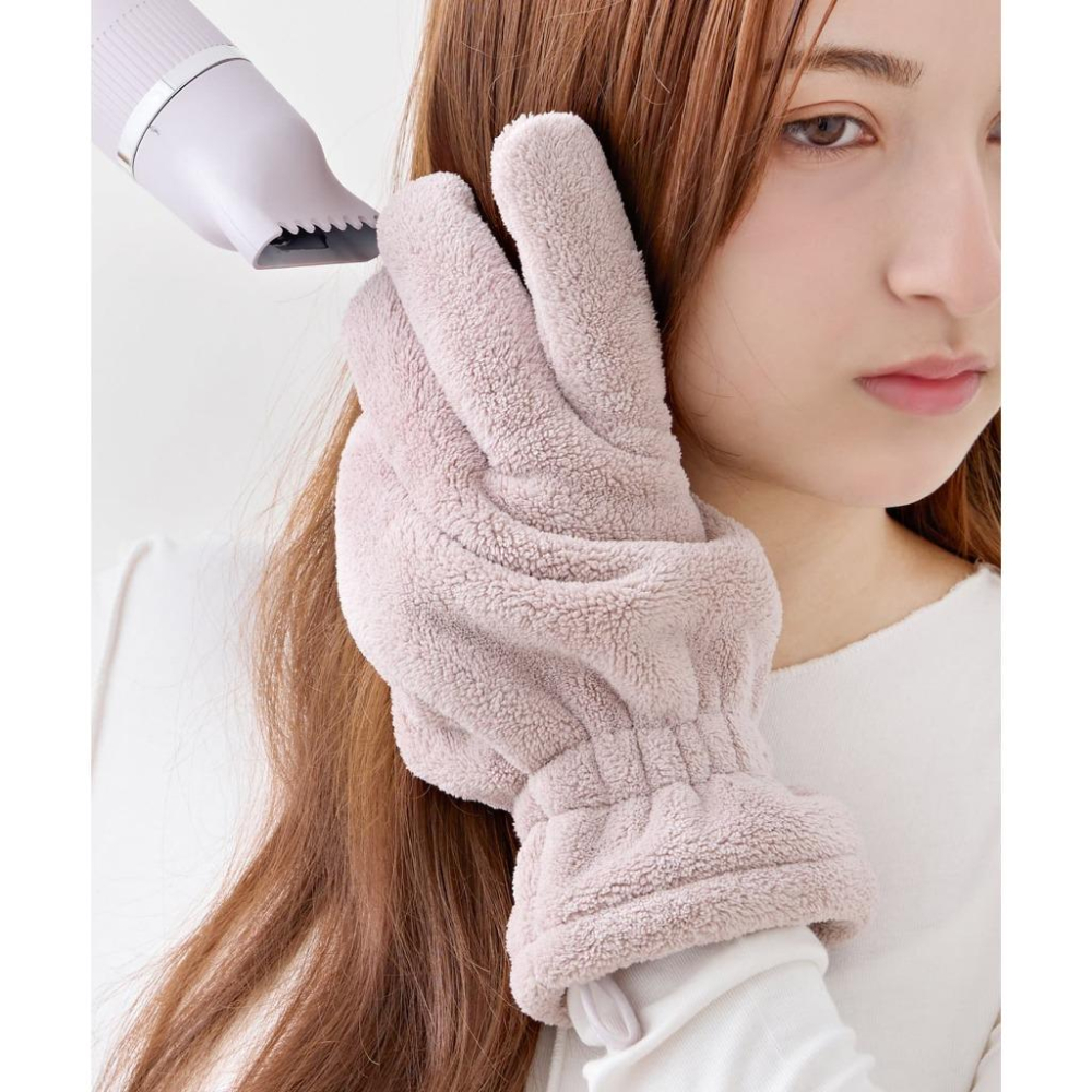 現貨在台24hr出貨🇯🇵3coins 乾髮手套 超吸水 吸水毛巾 吸水巾 毛巾 快速吸水 乾髮毛巾 快乾髮帽 超吸水手套-細節圖4