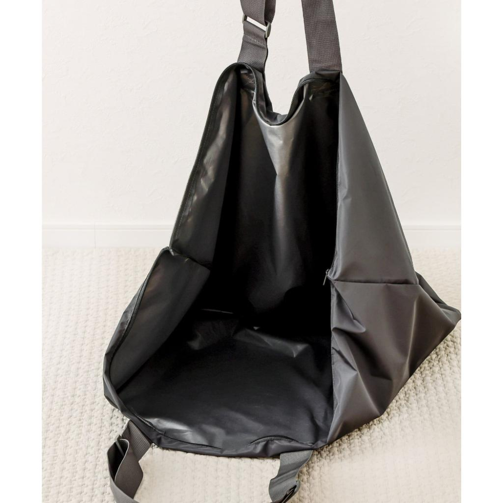 現貨在台24hr出貨🇯🇵3coins 大容量收納袋 防水 寢具收納 睡袋收納 午睡寢具收納 幼稚園寢具收納 萬用袋-細節圖4