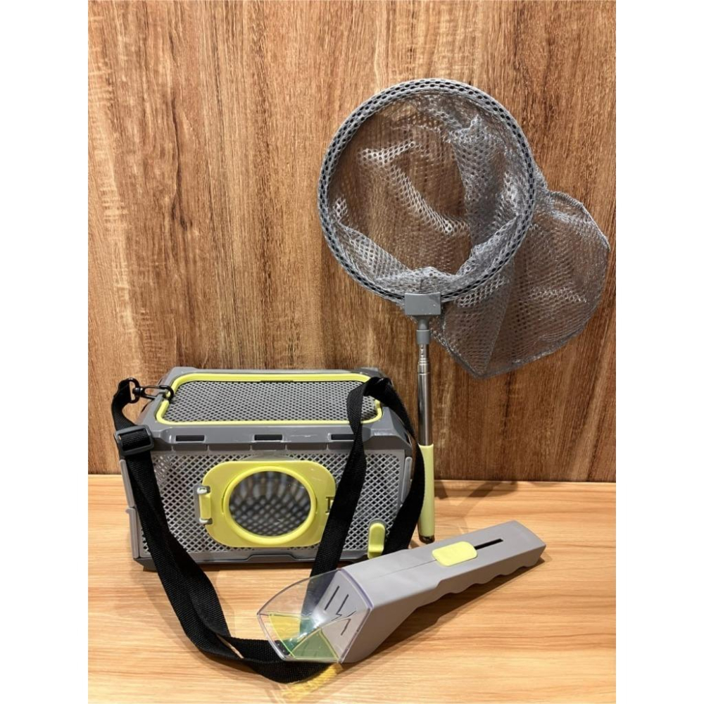 現貨在台24hr出貨🇯🇵3coins 戶外昆蟲觀察組 觀察箱 捕蟲網 捕蟲器 觀察籠 昆蟲收集 採集箱 捕蝶網 露營野餐-細節圖2