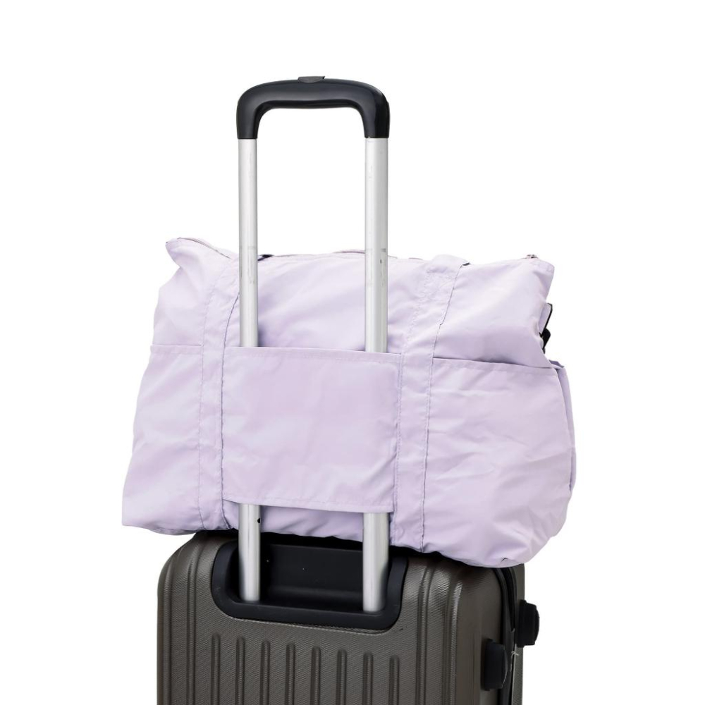 現貨在台24hr出貨🇯🇵3coins 輕量折疊旅行袋 登機袋 行李袋 旅行袋 摺疊旅行袋 旅行包 旅行收納-細節圖3