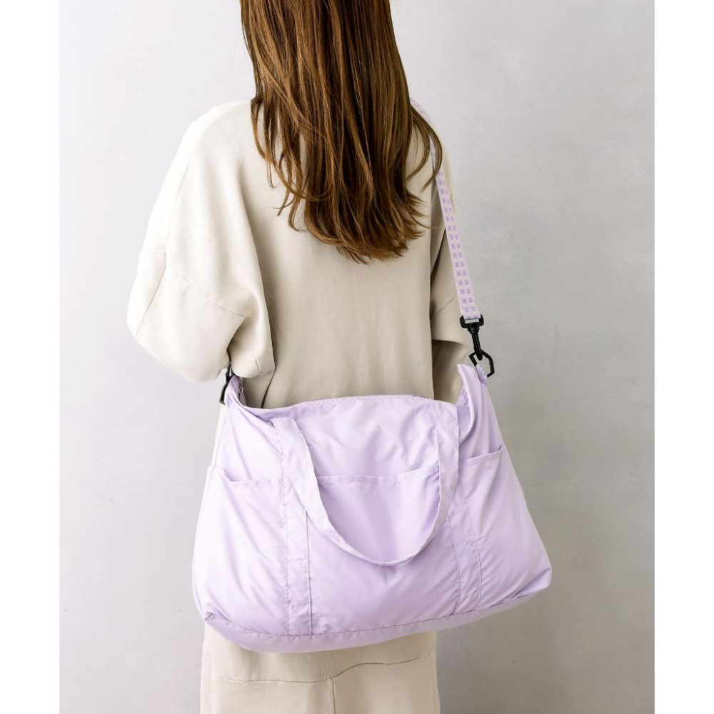 現貨在台24hr出貨🇯🇵3coins 輕量折疊旅行袋 登機袋 行李袋 旅行袋 摺疊旅行袋 旅行包 旅行收納-細節圖4