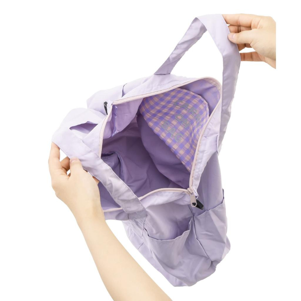 現貨在台24hr出貨🇯🇵3coins 輕量折疊旅行袋 登機袋 行李袋 旅行袋 摺疊旅行袋 旅行包 旅行收納-細節圖6