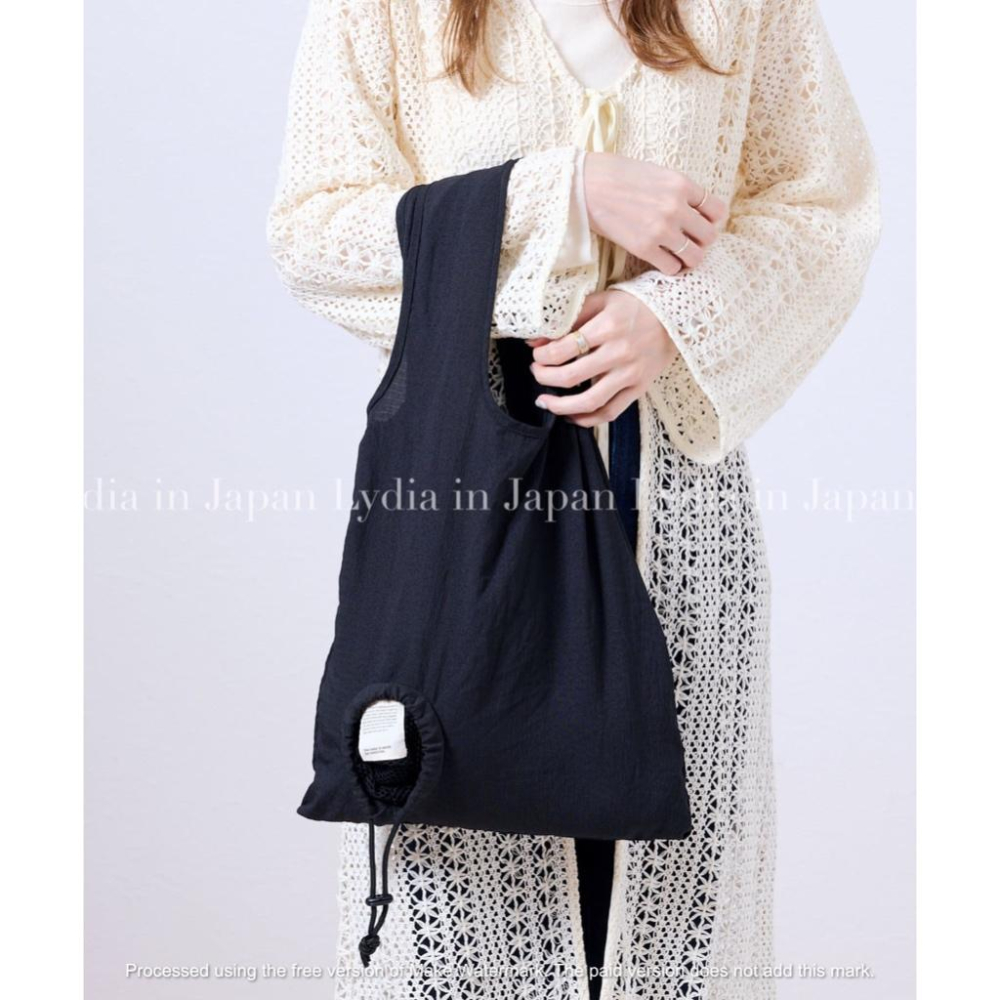 現貨在台24hr出貨🇯🇵3coins 網袋環保袋 摺疊收納 多用途購物袋 買菜包 環保袋 購物袋 旅行袋-細節圖2