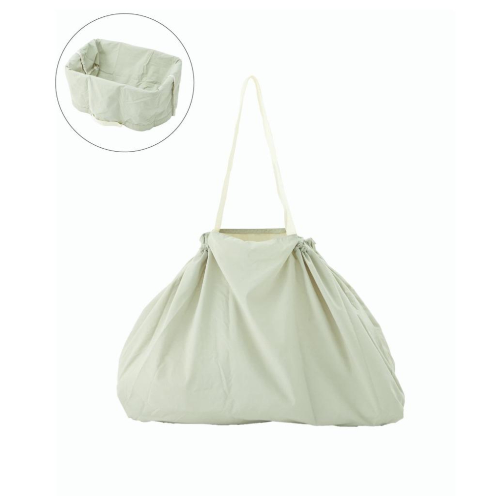 現貨在台24hr出貨🇯🇵購物籃環保袋 抽繩 束口 多用途購物袋 買菜包 環保袋 購物袋 折疊包-細節圖5