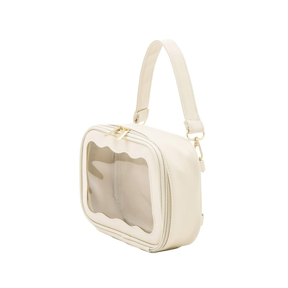 現貨在台24hr出貨🇯🇵3coins 兩用娃包 透明娃包 娃包 皮革娃包 2way 大容量 遛娃包 痛包 娃包 曬娃包-細節圖4