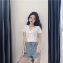 紐結v領上衣-規格圖7