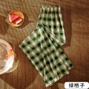 秋冬褲 格子褲 學生褲 高腰褲 寬松褲 直筒褲 格子 加絨褲 加厚 保暖 休閒褲 闊腿褲 百搭 薄款 夏季款-規格圖10