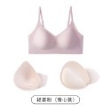 韓版 漫畫胸內衣 無痕內衣 背心式內衣 女內衣 小胸聚攏 顯大加厚 外擴 文胸罩 無鋼圈 可拆卸胸墊 肩帶可調-規格圖3