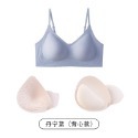 韓版 漫畫胸內衣 無痕內衣 背心式內衣 女內衣 小胸聚攏 顯大加厚 外擴 文胸罩 無鋼圈 可拆卸胸墊 肩帶可調-規格圖9