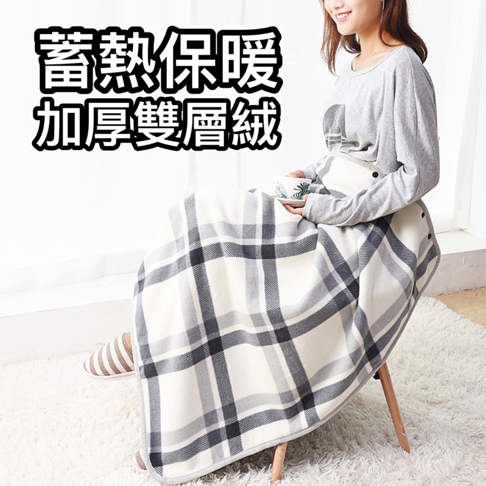 加大升級款 多功能雙層 披肩 毛毯 披肩毯 吸濕 發熱 保暖 蓋毯 懶人 毯 子 聖誕節 被子 交換禮物-細節圖4