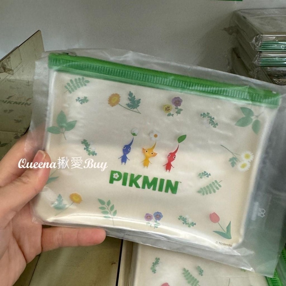 💓Queena揪愛BUY🆙⏩日本代購✈任天堂系列 Pikmin 皮克敏收納袋✈文具拉鏈袋 票據收納 錢袋-細節圖3