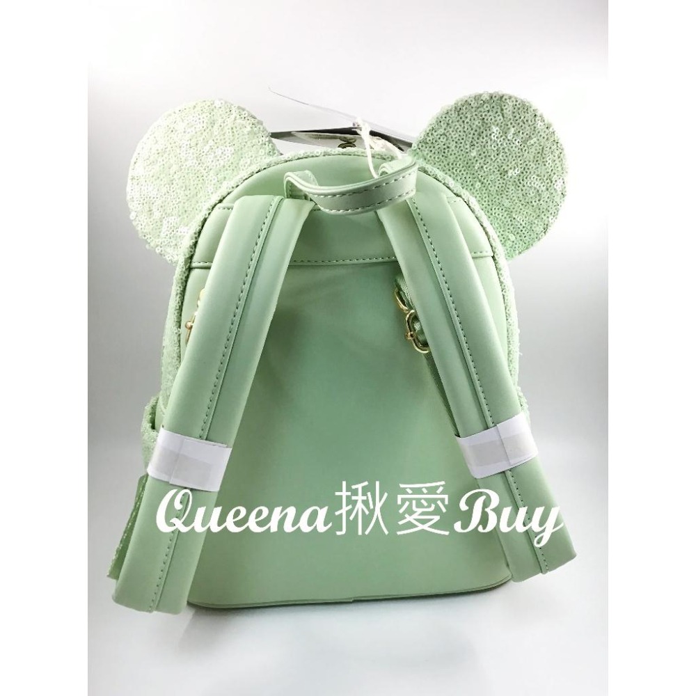 💓Queena揪愛BUY🆙⏩日本代購✈Disney米奇米妮Loungefly耳朵造型✈精品後背包 薄荷綠✈日本空運-細節圖4