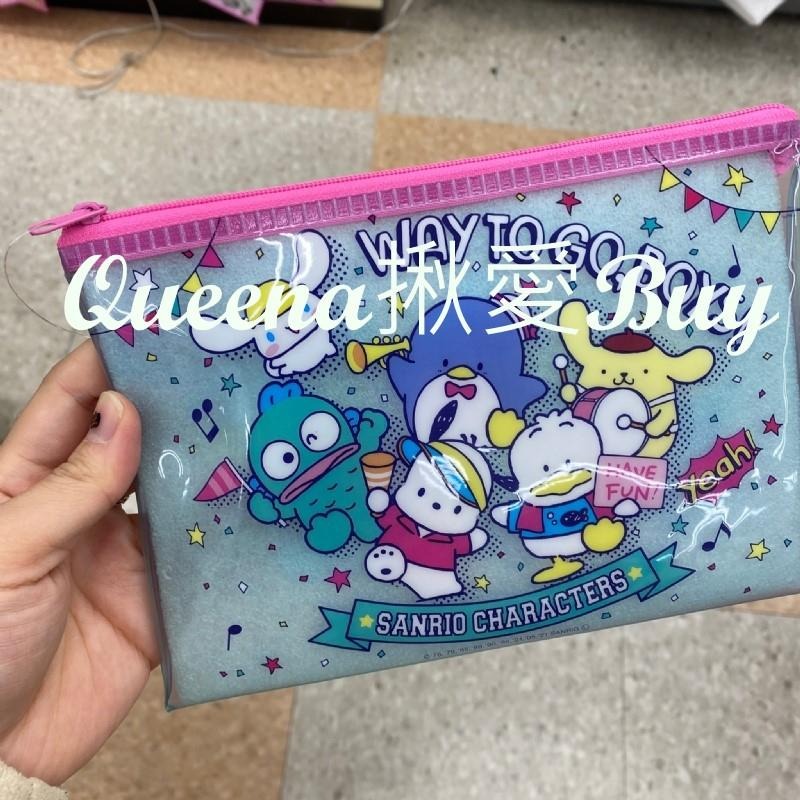 💓Queena揪愛BUY🆙⏩日本代購✈三麗鷗 透明拉鍊袋 雙面圖✈收納袋 筆袋 文件袋 密封袋✈美樂蒂酷洛米-細節圖2