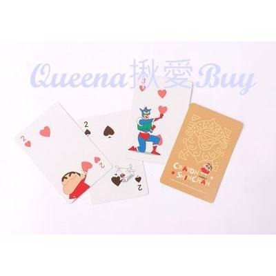 💓Queena揪愛BUY🆙⏩正版百貨👑蠟筆小新動感超人 金卡撲克牌✈野原新之助 小葵 卡通造型 休閒娛樂收藏-細節圖3