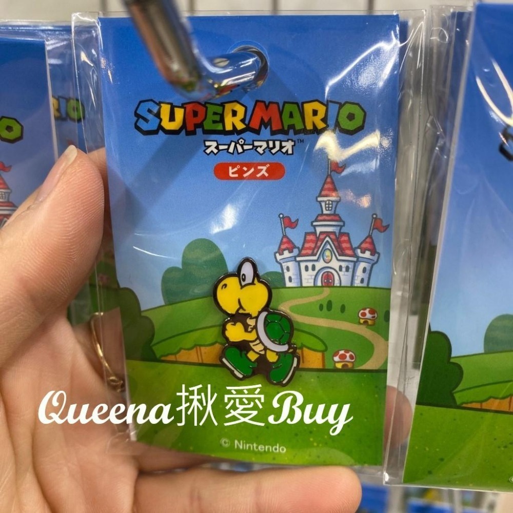 💓Queena揪愛BUY🆙⏩日本代購✈瑪利歐系列徽章別針✈任天堂 服飾包配件胸章✈問號箱 栗寶寶 蘑菇 烏龜 花-細節圖4