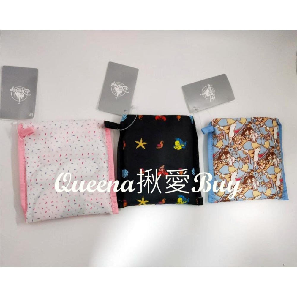 💓Queena揪愛BUY🆙⏩日本代購✈️✈迪士尼購物袋✈米妮/美人魚/阿拉丁✈Disney✈防潑水 可收納-細節圖3