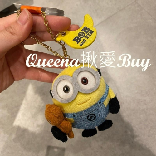 Queena揪愛BUY⏩日本環球代購✈BOB小小兵抱提姆熊吊飾✈MINION 香蕉吊牌Tim✈環球影城USJ